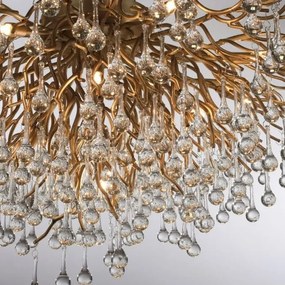 Lustra aplicata design magnific ICICLE alama antic, D-100cm