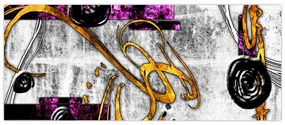 Tablou abstracției (120x50 cm)
