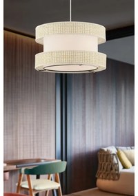 Lustră suspendată pe cablu HALO, 1x E27, 60 W, 230 V, crem