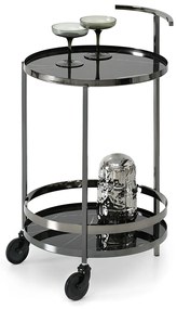 Măsuță de cafea Alfonzo (marmură neagră + negru). 1111551