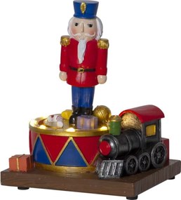 Decorațiune cu LED pentru Crăciun Star Trading Nutcracker, înălțime 16 cm