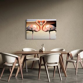 Tablou - doi flamemgo (90x60 cm)