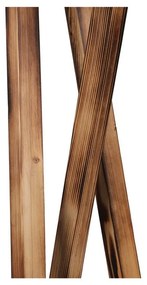 Lampadar negru/maro cu abajur textil (înălțime 166 cm) Maçka – Opviq lights