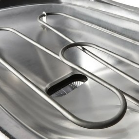 Gratar electric Weber Q1400 WB 52020079, 2200 W, 43x32 cm, Carcasa aluminiu turnat, Tava grasimi, Gri