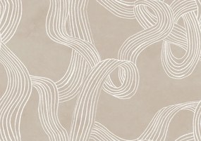Fototapet, Stripes Repeatable, Beige, Rebel Walls