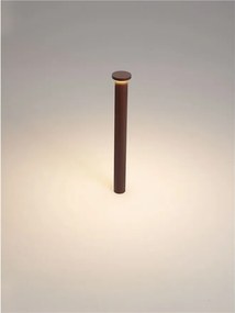 Stalp de exterior LED 3000K, IP65 BAST H-65cm corten