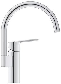 Baterie bucatarie Grohe Start cu pipa pivotanta crom lucios