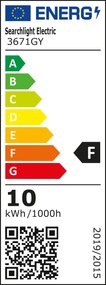 Aplica perete LED de exterior IP44 Up and Down 3671GY SRT