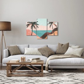 Tablou - Palmieri la mare (90x60 cm)