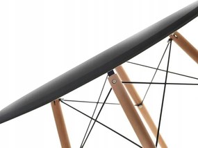 Masă rotundă ANELLO Black 80 cm