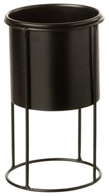 Suport pentru flori Blacky S, negru, 11X19 cm
