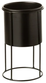 Suport pentru flori Blacky S, negru, 11X19 cm
