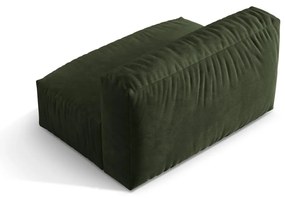 Modul pentru canapea modulară verde cu tapițerie din catifea (de mijloc) Martina – Micadoni