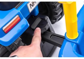 Bicicletă fără pedale NEW HOLLAND albastră/neagră