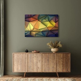 Tablou - Abstracție 3D poligonală (90x60 cm)