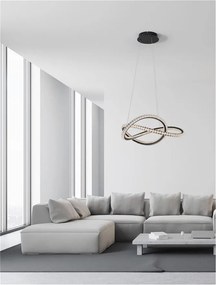 Lustra LED suspendata moderna design elegant GINEVRA 56W
