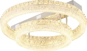 Globo 67387-60D - Plafonieră LED reglabilă LAUREL LED/60W/230V transparentă+telecomandă