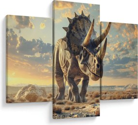 Tablou - Triceratops (90x60 cm)