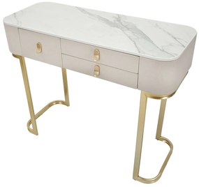 Mauro Ferretti Consola Cu 3 Sertare Beauty cm 100X40X80 | Aosom Romania