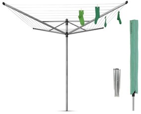 Uscător de rufe argintiu pentru grădină 60 m Lift-O-Matic – Brabantia