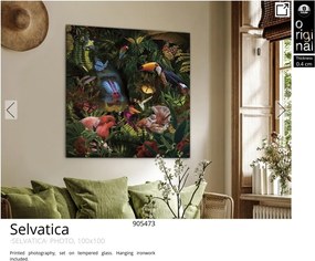 Tablou de perete decorativ Selvatica, 100x100cm