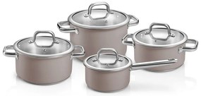 Set de vase pentru gătit 8 buc. din oțel inoxidabil Delight – Tescoma