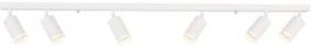 Plafonieră cu spoturi PIPE 6xGU10/10W/230V alb
