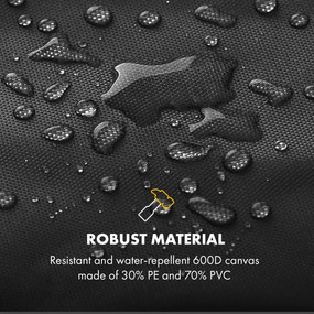 Tomahawk 3.0 Cover, husă de protecție împotriva intemperiilor 600D panza 30/70% PE / PVC negru