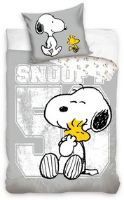 Lenjerie de pat pentru copii Snoopy și Woodstock, 140 x 200, 70 x 90 cm