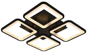 Lustră LED dimabilă aplicată LED/85W/230V 3000-6500K + telecomandă