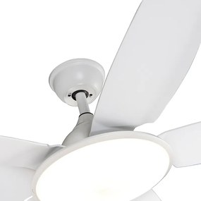 Ventilator de tavan alb 130cm incl. LED Dimmable cu telecomandă - Vifte