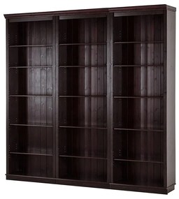 Bibliotecă maro din lemn de pin 222x223 cm Anita – Støraa