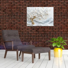 Tablou – Arborele vieții 3D elegant (70x50 cm)