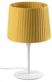 Veioza / Lampa de masa moderna design elegant SAMBA mini alb/galben 64316-36