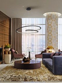 Lustra LED design XL ultra-modern Looping 97cm