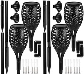 VOLTRONIC Set de lumini solare 51 LED, 4 buc