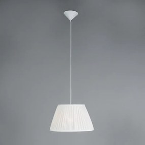 Lampa suspendata retro alba 35 cm - Plisse