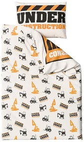 Lenjerie de pat din bumbac luminiscente BAGR portocalie Dimensiune lenjerie de pat: 70 x 90 cm | 140 x 200 cm