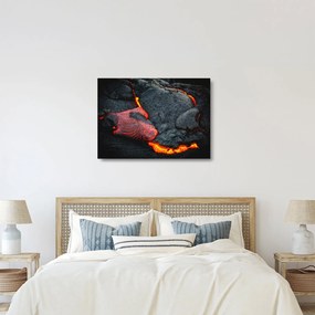 Tablou pe sticlă - Lava (70x50 cm)
