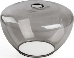 BRILAGI - lustră LED suspendată pe cablu RETRO GLASS 2xE27/40W/230V negru/gri fumuriu