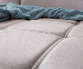 Colțar extensibil dumonde cu ladă de depozitare si sezut confortabil din spuma high-density, Loana Enjoy Grey II 270x185 cm