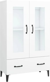 vidaXL Dulap înalt, alb, 70x31x115 cm, lemn prelucrat