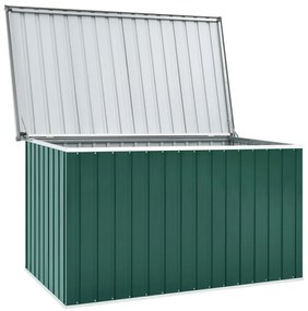 46269 vidaXL Ladă de depozitare pentru grădină, verde, 171 x 99 x 93 cm