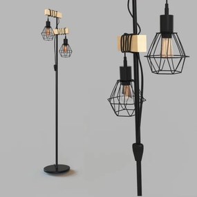 Eglo 43137 - Lampadar TOWNSHEND 2xE27/60W/230V