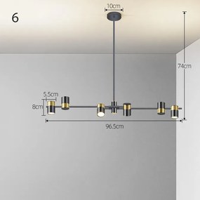 CASA LONG Corp de iluminat bar by Anzazo