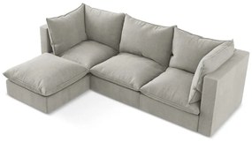 Colțar gri deschis (cu colț pe partea stângă/cu șezlong) Manao – Makamii