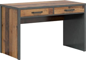 Birou WESTON, maro/gri grafit, PAL laminat, 120x60x76 cm