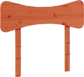 vidaXL Tăblie de pat, maro ceruit, 100 cm, lemn masiv de pin