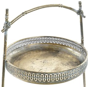 Suport etajat Gilded din metal auriu 31x27x46 cm