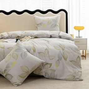 Lenjerie de pat din microfibra LIMETTA bej Dimensiune lenjerie de pat: 2 buc 70 x 80 cm | 160 x 200 cm